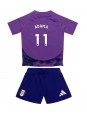 Fulham Adama Traore #11 Ausweichtrikot für Kinder 2024-25 Kurzarm (+ Kurze Hosen)